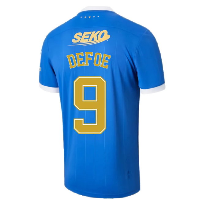 2021-2022 Rangers Home Shirt (DEFOE 9)-SoccerKits Hub | Buy Soccer Jerseys Online