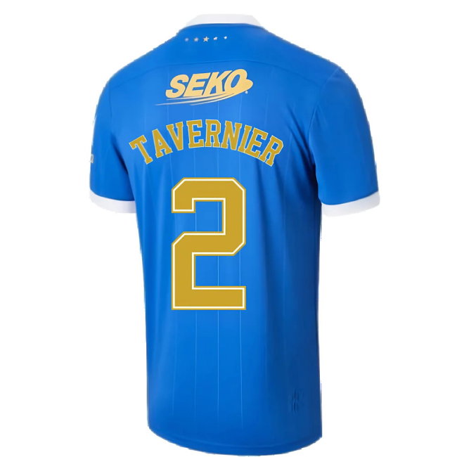 2021-2022 Rangers Home Shirt (TAVERNIER 2)-SoccerKits Hub | Buy Soccer Jerseys Online