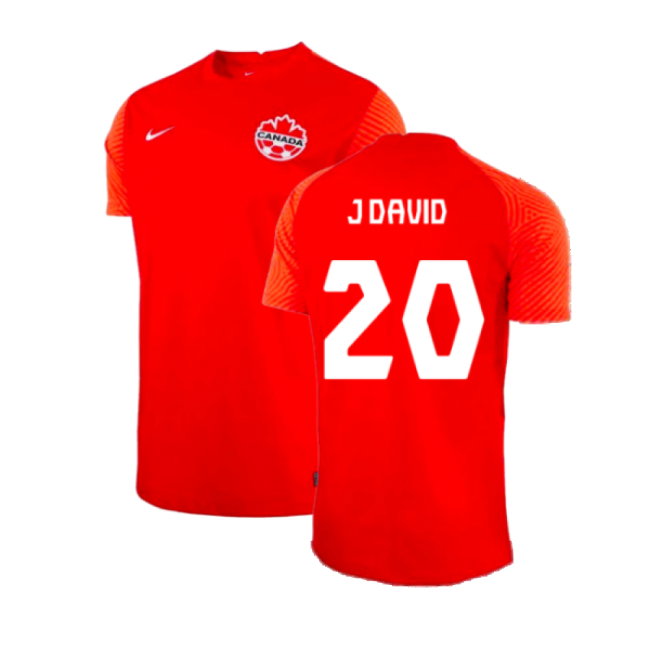 2022-2023 Canada Home Shirt (J David 20)-SoccerKits Hub | Buy Soccer Jerseys Online