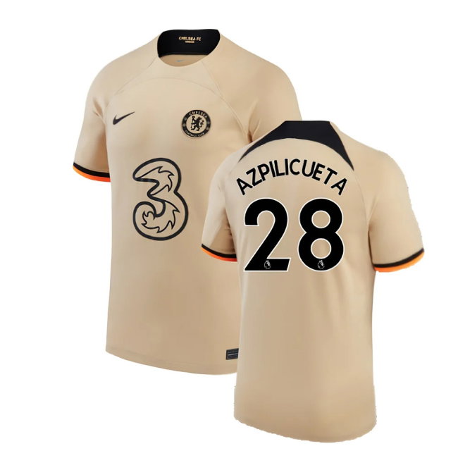 2022-2023 Chelsea Third Shirt (AZPILICUETA 28)-SoccerKits Hub | Buy Soccer Jerseys Online