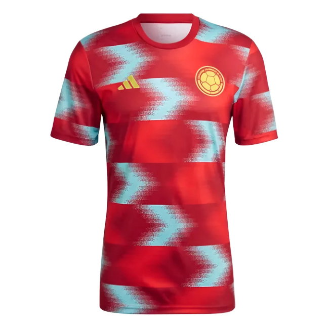 2022-2023 Colombia Pre-Match Shirt (Red) (LUIS DIAZ 7)-SoccerKits Hub | Buy Soccer Jerseys Online