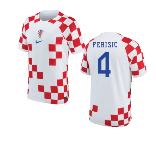 2022-2023 Croatia Home Shirt (PERISIC 4)-SoccerKits Hub | Buy Soccer Jerseys Online