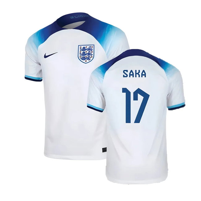 2022-2023 England Home Shirt (Saka 17)-SoccerKits Hub | Buy Soccer Jerseys Online