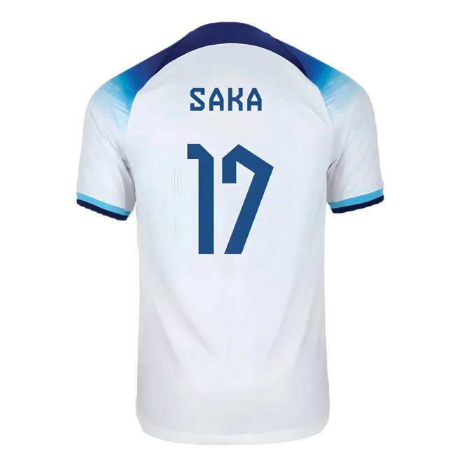 2022-2023 England Home Shirt (Saka 17)-SoccerKits Hub | Buy Soccer Jerseys Online