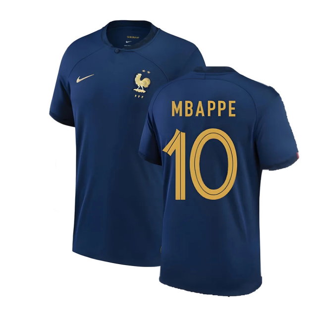 2022-2023 France Home Shirt (MBAPPE 10)-SoccerKits Hub | Buy Soccer Jerseys Online