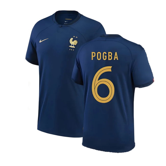 2022-2023 France Home Shirt (POGBA 6)-SoccerKits Hub | Buy Soccer Jerseys Online