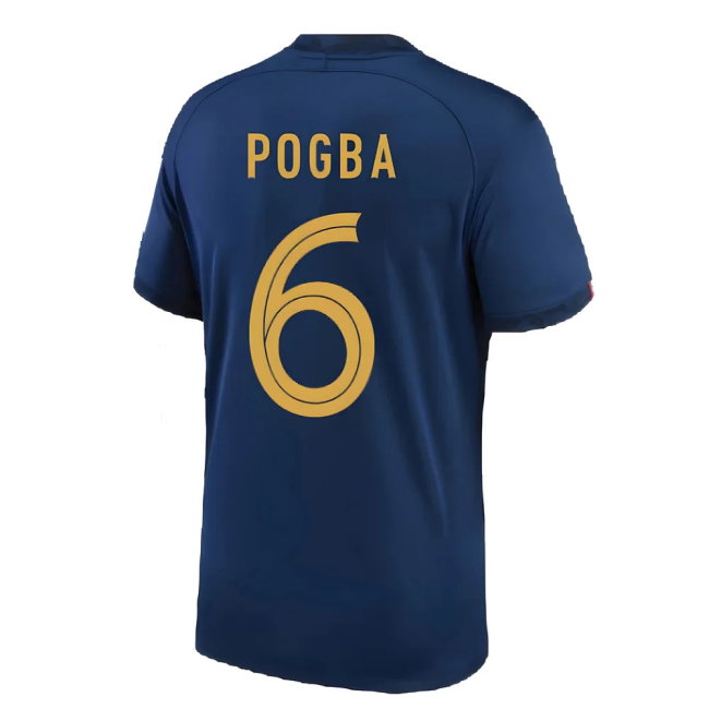 2022-2023 France Home Shirt (POGBA 6)-SoccerKits Hub | Buy Soccer Jerseys Online