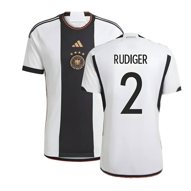 2022-2023 Germany Home Shirt (RUDIGER 2)-SoccerKits Hub | Buy Soccer Jerseys Online
