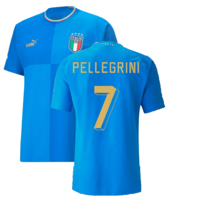 2022-2023 Italy Authentic Home Shirt (PELLEGRINI 7)-SoccerKits Hub | Buy Soccer Jerseys Online