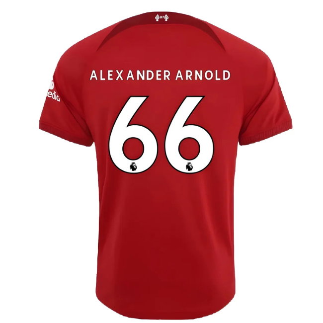 2022-2023 Liverpool Home Shirt (ALEXANDER ARNOLD 66)-SoccerKits Hub | Buy Soccer Jerseys Online