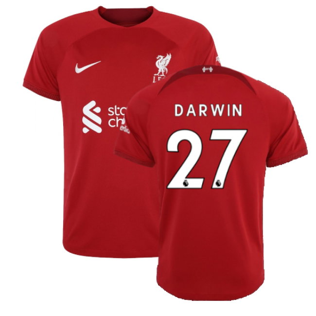 2022-2023 Liverpool Home Shirt (DARWIN 27)-SoccerKits Hub | Buy Soccer Jerseys Online