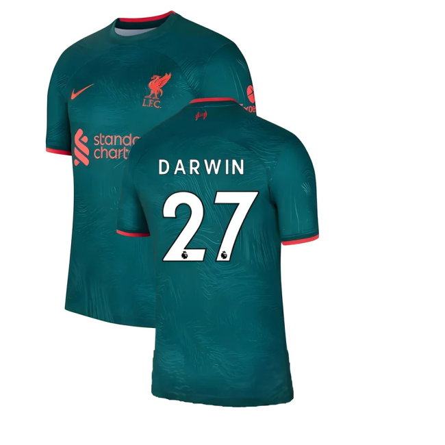 2022-2023 Liverpool Third Shirt (DARWIN 27)-SoccerKits Hub | Buy Soccer Jerseys Online