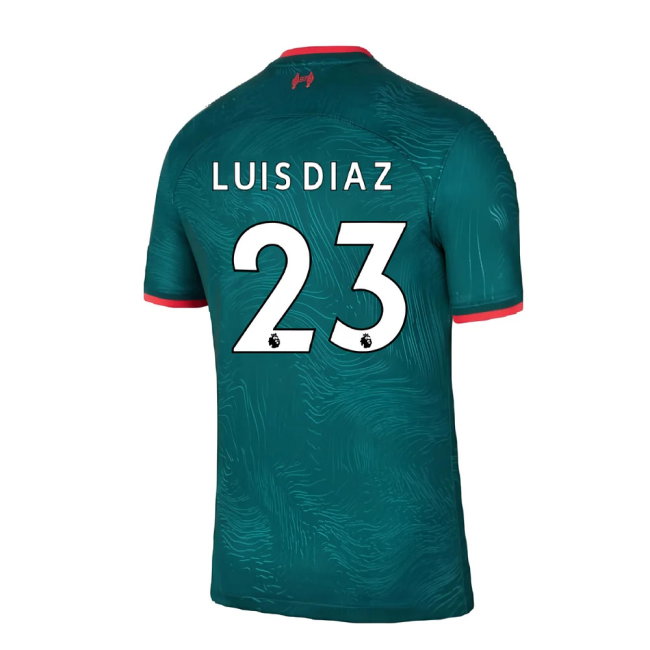 2022-2023 Liverpool Third Shirt (LUIS DIAZ 23)-SoccerKits Hub | Buy Soccer Jerseys Online