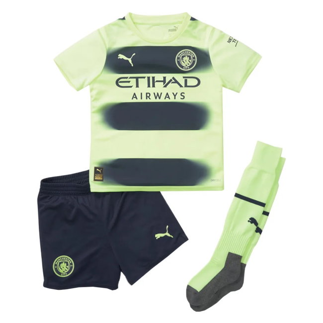 2022-2023 Man City Third Mini Kit (WALKER 2)-SoccerKits Hub | Buy Soccer Jerseys Online