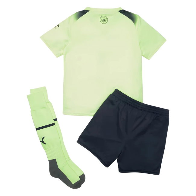2022-2023 Man City Third Mini Kit (WALKER 2)-SoccerKits Hub | Buy Soccer Jerseys Online