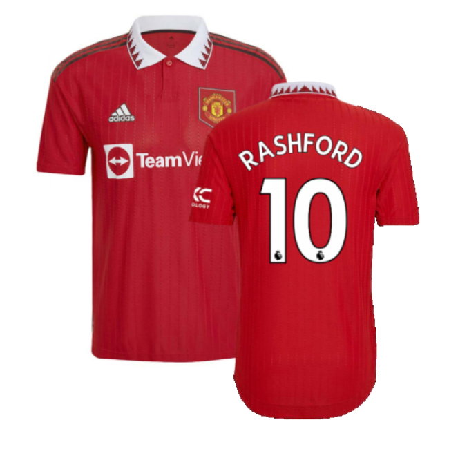 2022-2023 Man Utd Authentic Home Shirt (RASHFORD 10)-SoccerKits Hub | Buy Soccer Jerseys Online
