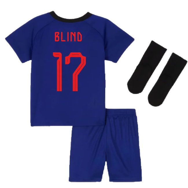 2022-2023 Netherlands Away Mini Kit (Blind 17)-SoccerKits Hub | Buy Soccer Jerseys Online