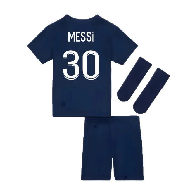 2022-2023 PSG Little Boys Home Kit (MESSI 30)-SoccerKits Hub | Buy Soccer Jerseys Online