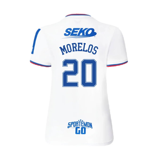 2022-2023 Rangers Away Shirt (Ladies) (MORELOS 20)-SoccerKits Hub | Buy Soccer Jerseys Online