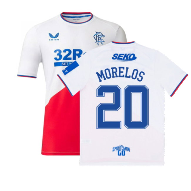 2022-2023 Rangers Away Shirt (MORELOS 20)-SoccerKits Hub | Buy Soccer Jerseys Online