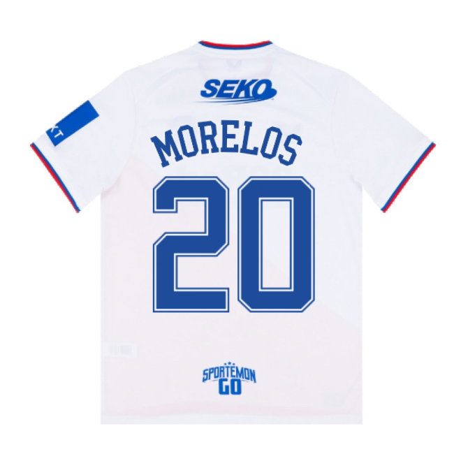 2022-2023 Rangers Away Shirt (MORELOS 20)-SoccerKits Hub | Buy Soccer Jerseys Online