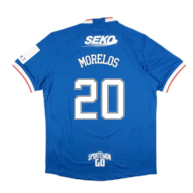 2022-2023 Rangers Home Pro Jersey (MORELOS 20)-SoccerKits Hub | Buy Soccer Jerseys Online