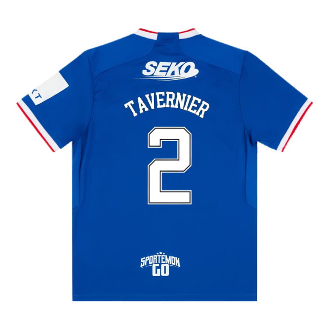 2022-2023 Rangers Home Shirt (TAVERNIER 2)-SoccerKits Hub | Buy Soccer Jerseys Online