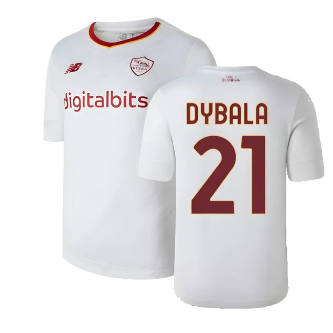 2022-2023 Roma Away Shirt (DYBALA 21)-SoccerKits Hub | Buy Soccer Jerseys Online