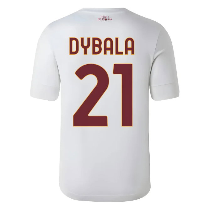 2022-2023 Roma Away Shirt (DYBALA 21)-SoccerKits Hub | Buy Soccer Jerseys Online