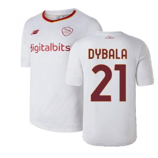 2022-2023 Roma Away Shirt (DYBALA 21)-SoccerKits Hub | Buy Soccer Jerseys Online