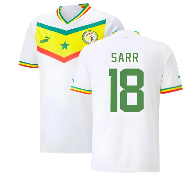 2022-2023 Senegal Home Shirt (SARR 18)-SoccerKits Hub | Buy Soccer Jerseys Online
