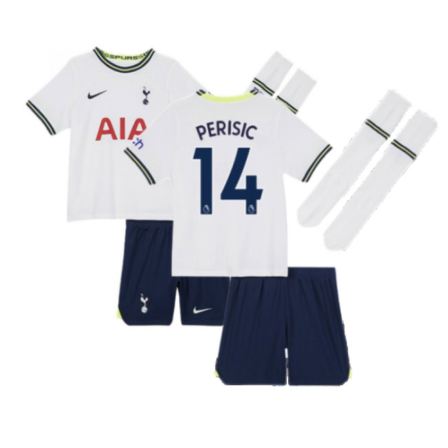 2022-2023 Tottenham Little Boys Home Mini Kit (PERISIC 14)-SoccerKits Hub | Buy Soccer Jerseys Online