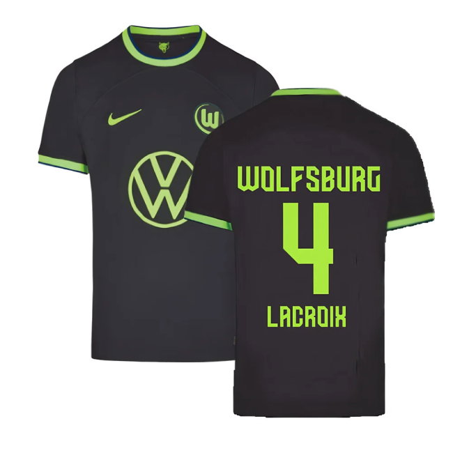 2022-2023 Wolfsburg Away Shirt (LACROIX 4)-SoccerKits Hub | Buy Soccer Jerseys Online