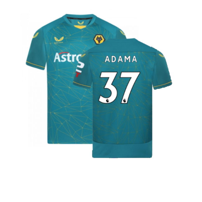 2022-2023 Wolves Away Shirt (ADAMA 37)-SoccerKits Hub | Buy Soccer Jerseys Online