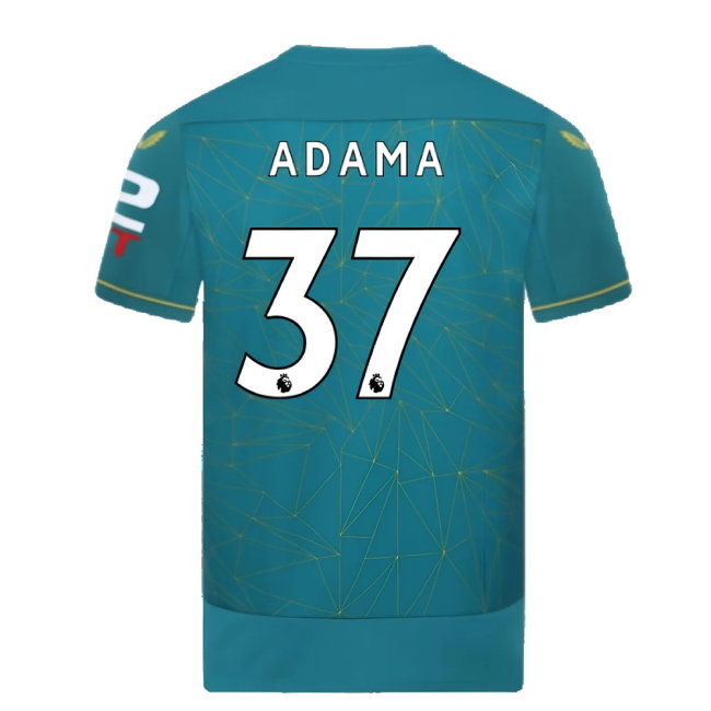 2022-2023 Wolves Away Shirt (ADAMA 37)-SoccerKits Hub | Buy Soccer Jerseys Online