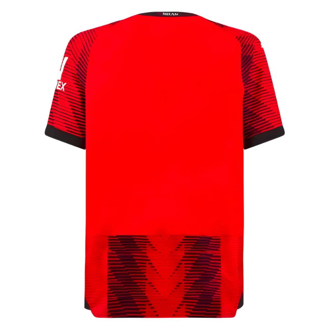 2023-2024 AC Milan Home Authentic Shirt (Theo 19)-SoccerKits Hub | Buy Soccer Jerseys Online
