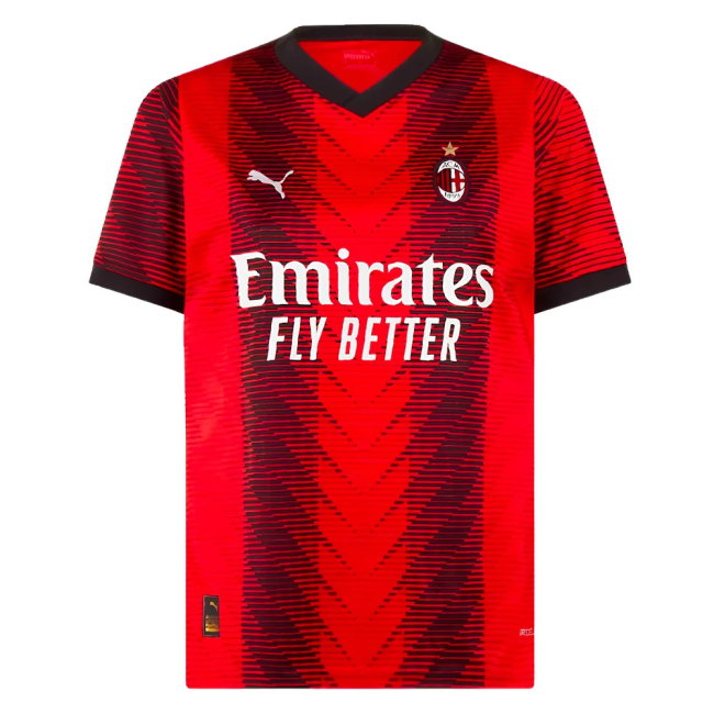 2023-2024 AC Milan Home Shirt (Maldini 3)-SoccerKits Hub | Buy Soccer Jerseys Online