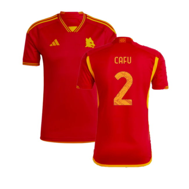 2023-2024 AS Roma Home Shirt (CAFU 2)-SoccerKits Hub | Buy Soccer Jerseys Online