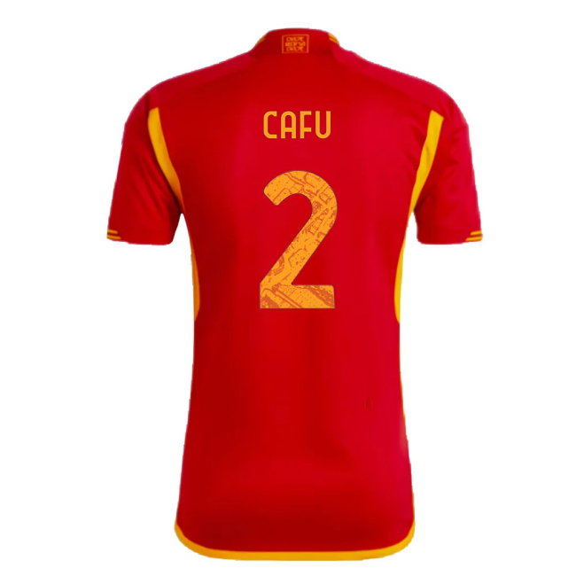 2023-2024 AS Roma Home Shirt (CAFU 2)-SoccerKits Hub | Buy Soccer Jerseys Online