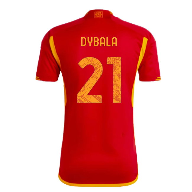 2023-2024 AS Roma Home Shirt (DYBALA 21)-SoccerKits Hub | Buy Soccer Jerseys Online