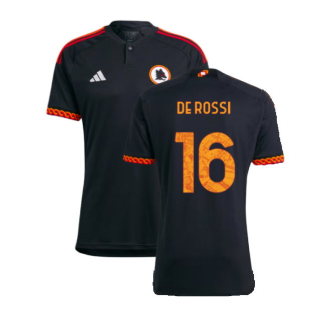 2023-2024 AS Roma Third Shirt (DE ROSSI 16)-SoccerKits Hub | Buy Soccer Jerseys Online