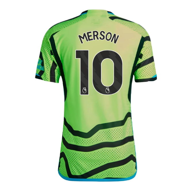 2023-2024 Arsenal Authentic Away Shirt (Merson 10)-SoccerKits Hub | Buy Soccer Jerseys Online
