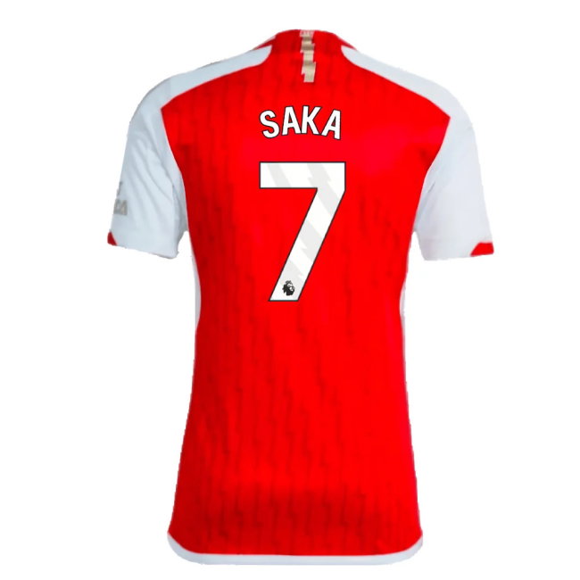 2023-2024 Arsenal Home Shirt (Saka 7)-SoccerKits Hub | Buy Soccer Jerseys Online