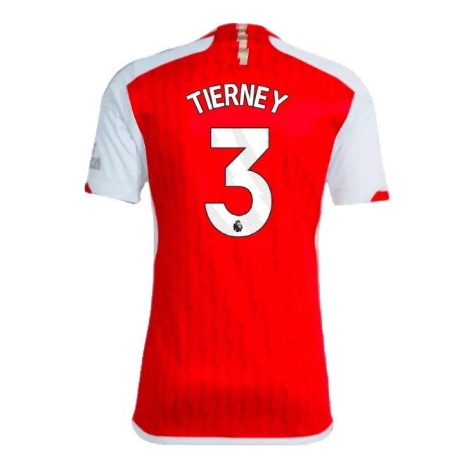 2023-2024 Arsenal Home Shirt (Tierney 3)-SoccerKits Hub | Buy Soccer Jerseys Online