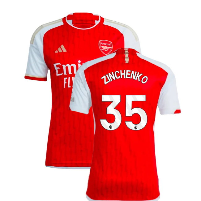 2023-2024 Arsenal Home Shirt (Zinchenko 35)-SoccerKits Hub | Buy Soccer Jerseys Online