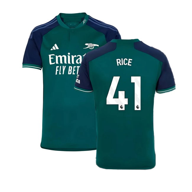 2023-2024 Arsenal Third Shirt (Rice 41)-SoccerKits Hub | Buy Soccer Jerseys Online