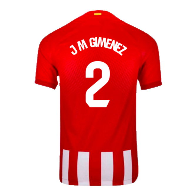 2023-2024 Atletico Madrid Home Shirt (J M Gimenez 2)-SoccerKits Hub | Buy Soccer Jerseys Online