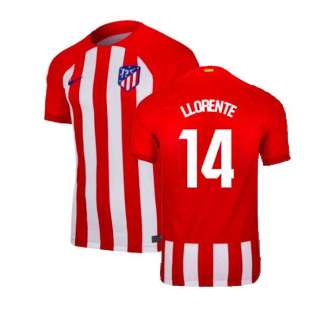2023-2024 Atletico Madrid Home Shirt (Llorente 14)-SoccerKits Hub | Buy Soccer Jerseys Online