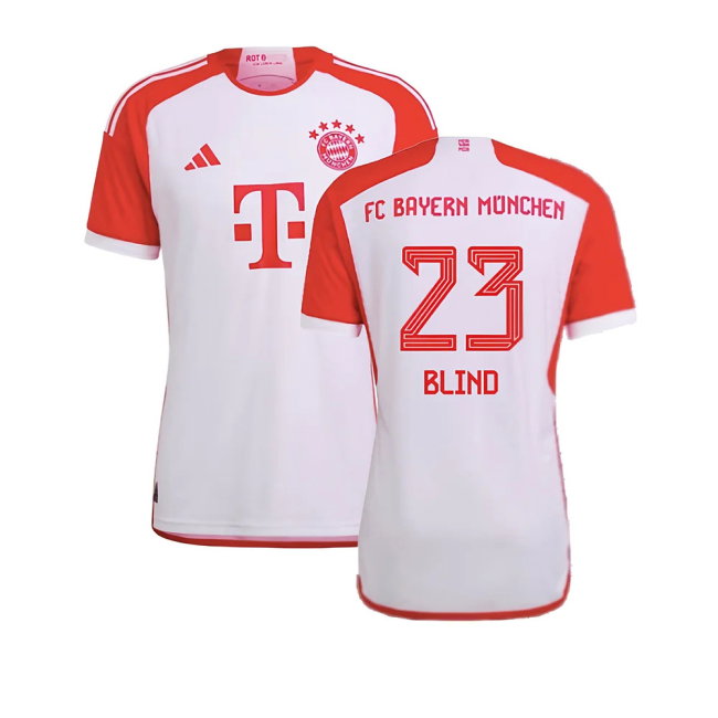 2023-2024 Bayern Munich Authentic Home Shirt (Blind 23)-SoccerKits Hub | Buy Soccer Jerseys Online