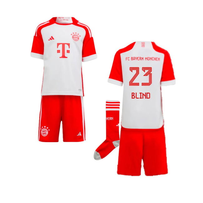 2023-2024 Bayern Munich Home Mini Kit (Blind 23)-SoccerKits Hub | Buy Soccer Jerseys Online